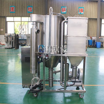 小型的壓力式噴霧干燥機設計緊湊，無需附屬設備